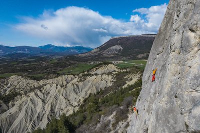 Escalade au Bec de l'Aigle