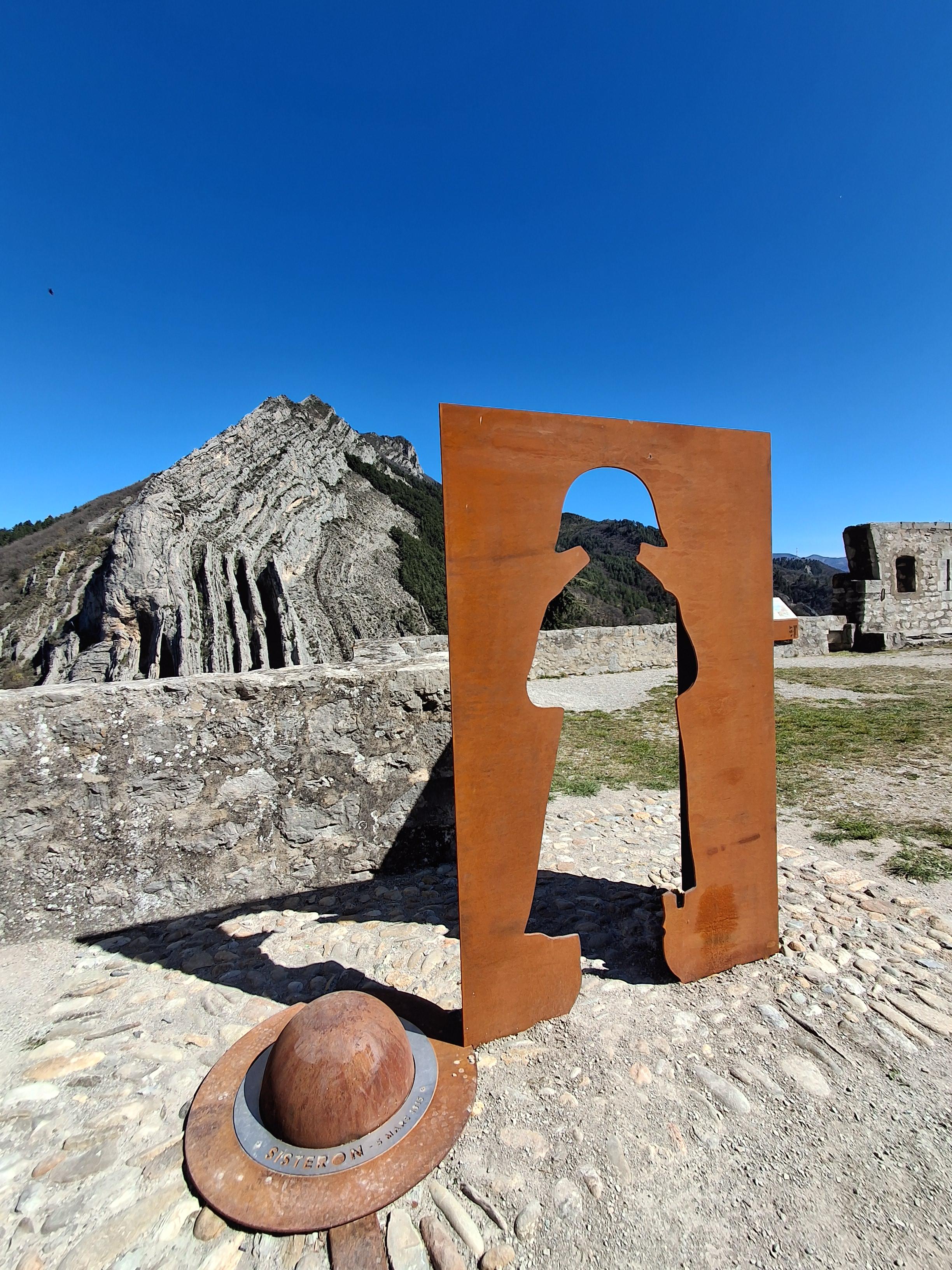 Evocation du passage de Napoléon à la terrasse sud de la Citadelle_Sisteron