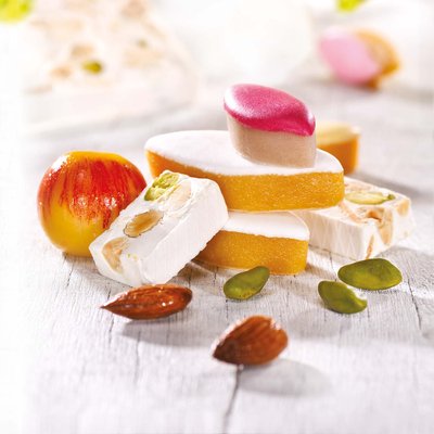 Nougats, calissons et pâte d'amandes