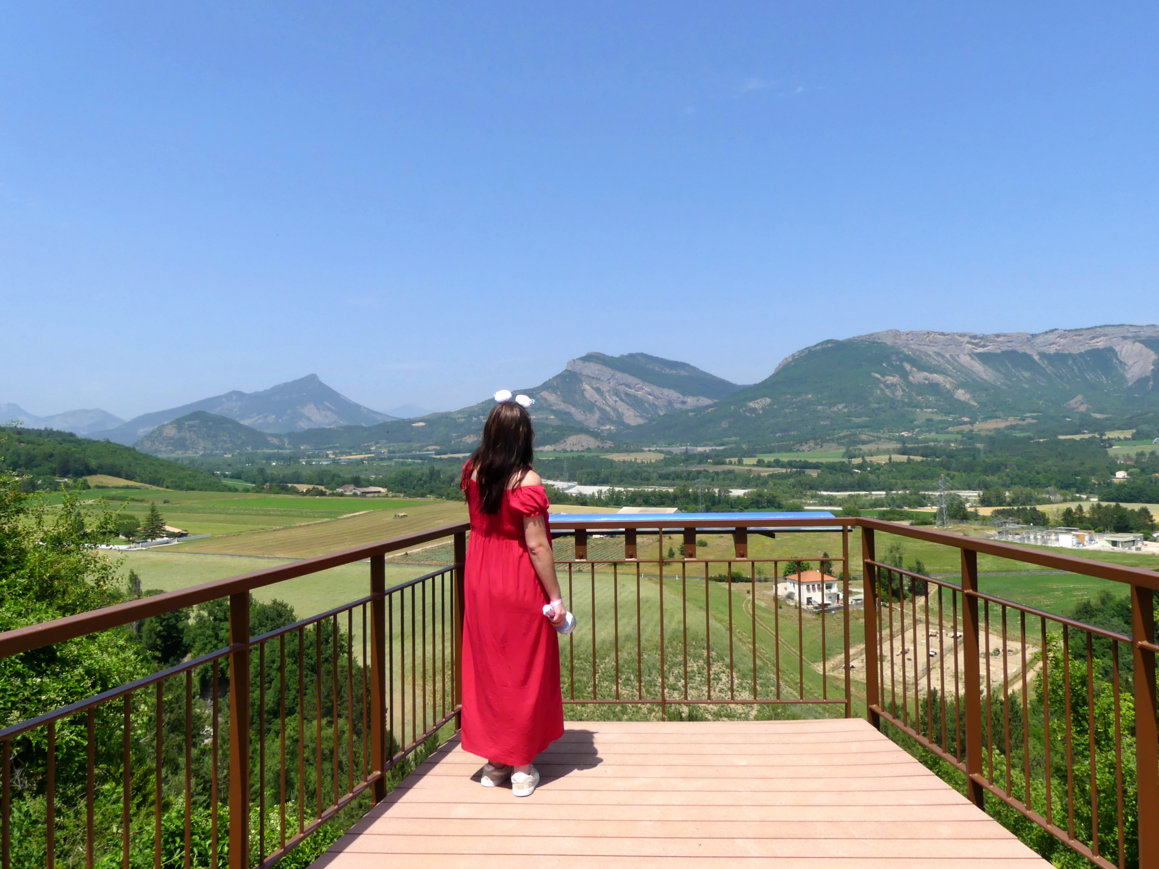 Table d'orientation côté vallée du Buëch