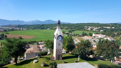 Panorama et Tour Horloge au Poët