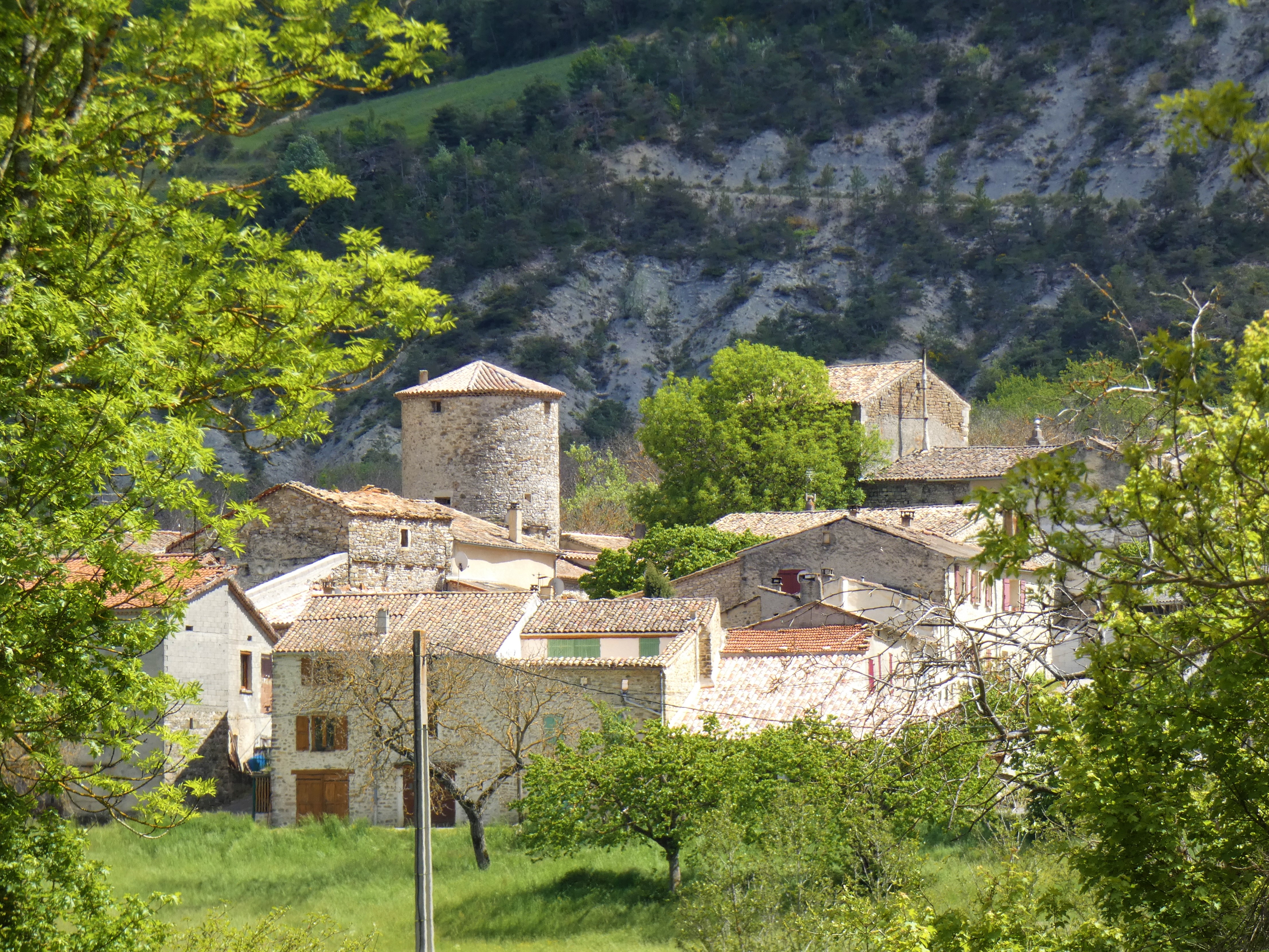 Vue générale du village