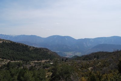 Panorama depuis la crête du Mulet