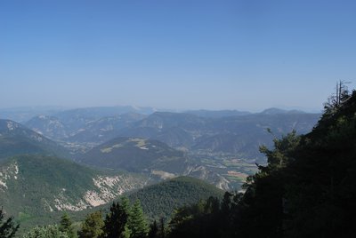 Vue sur la vallée de l'Oule