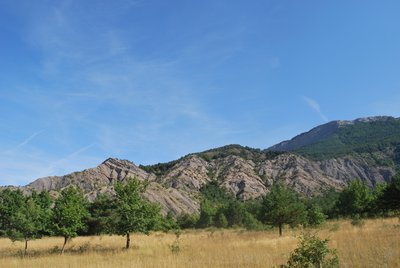 Les marnes depuis le sentier