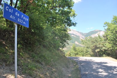 La route de Col de Faye