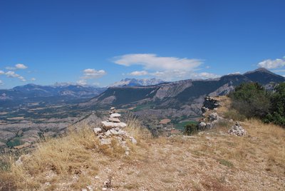 La crête de Revuaire et la montagne d'Aujour