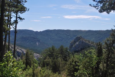 Vue sur le Roc de Taillefer