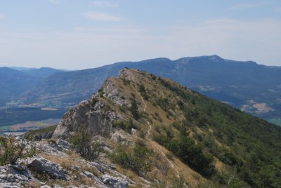 La Crête de la montagne de Saint-Genis