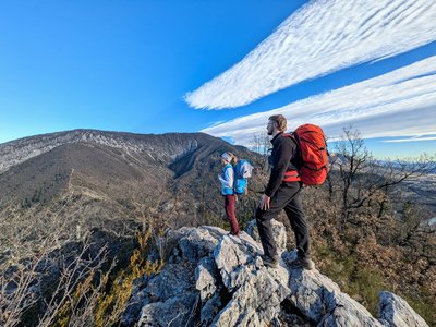 Panorama depuis la crête de Fontarache