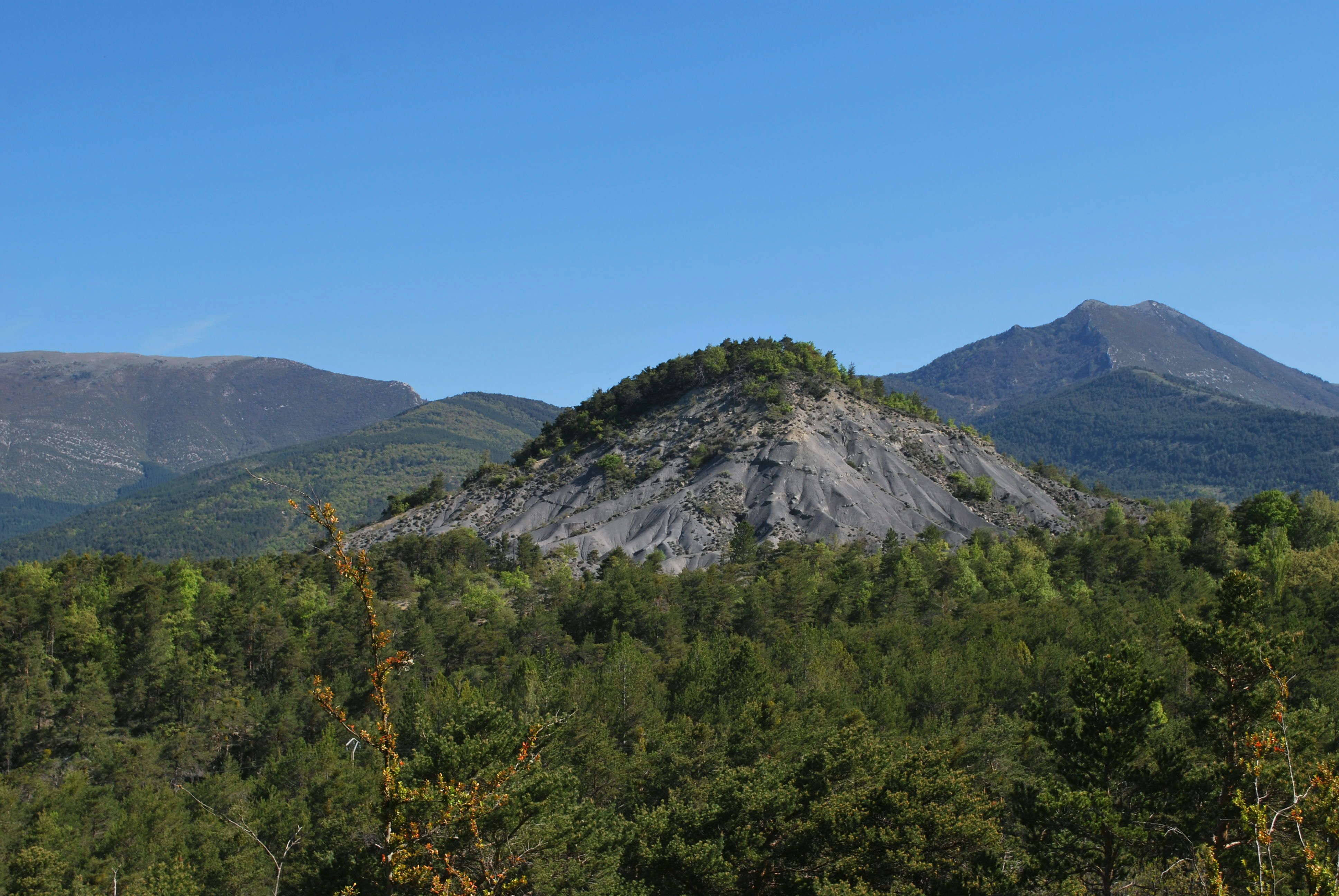 Beau point de vue sur les marnes