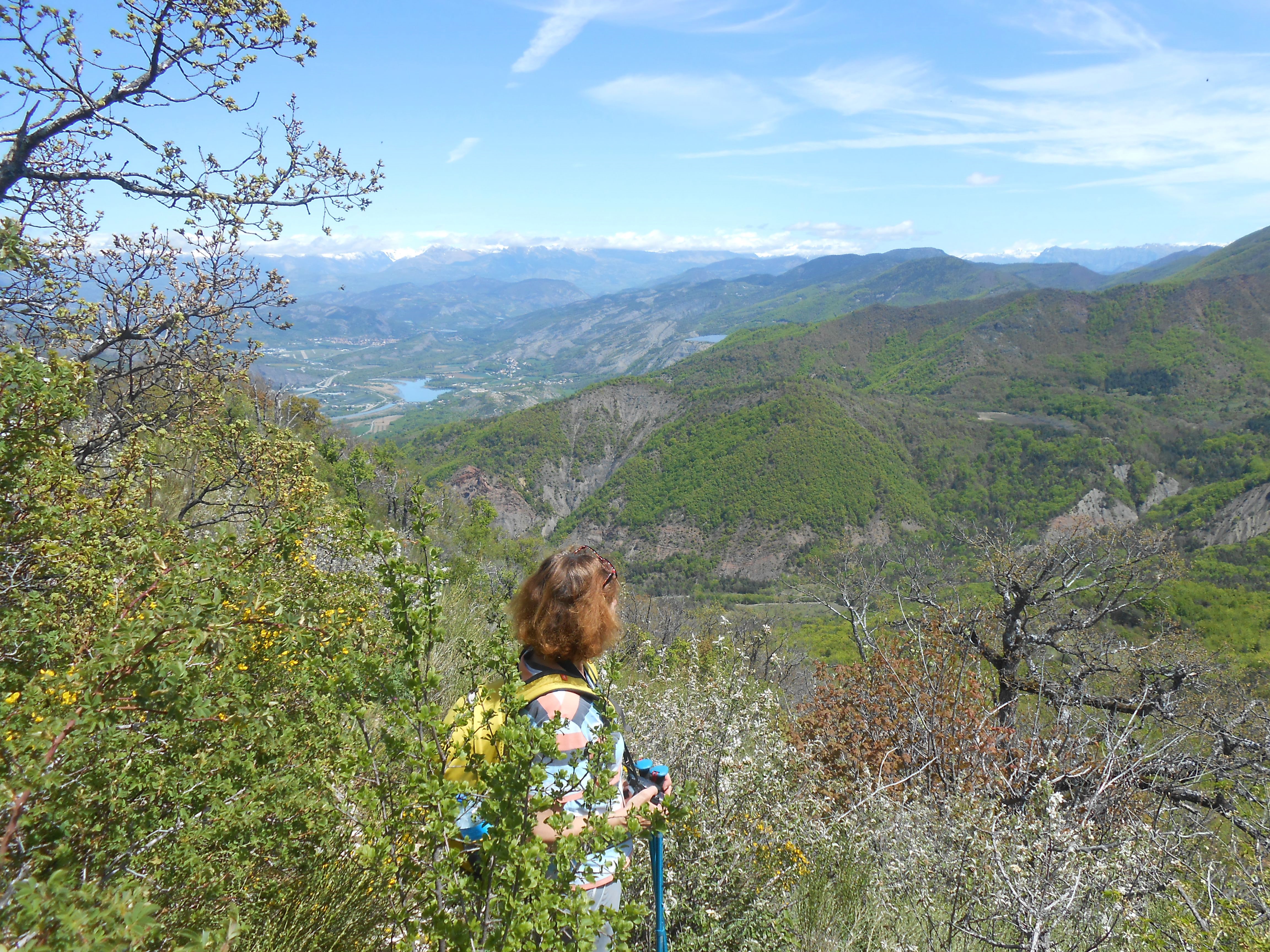 Très belle vue dégagée sur le territoire des hautes terres de Provence