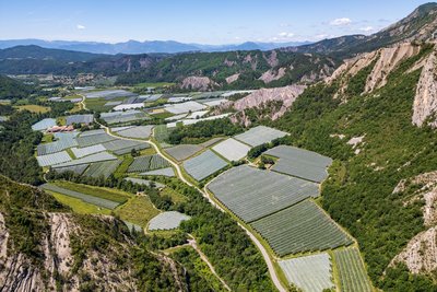 Le Grand Vallon depuis le ciel